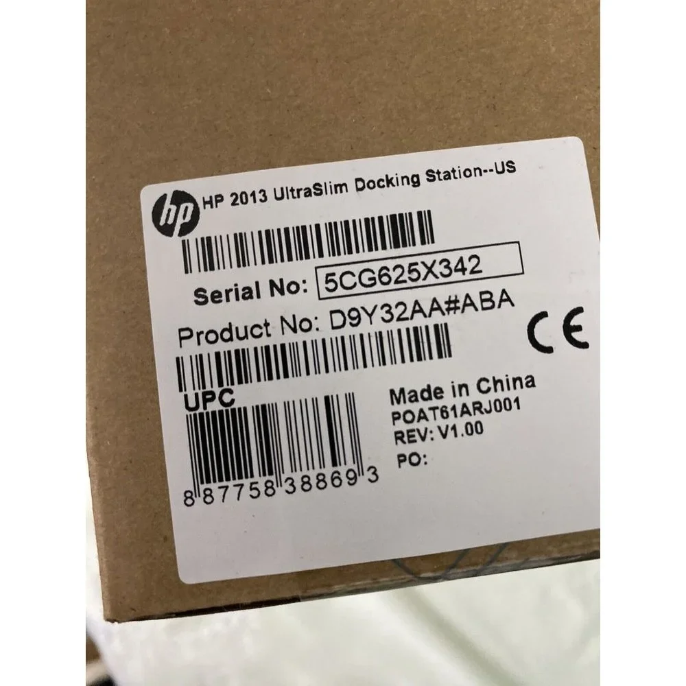 D9Y32AA#ABA HP Ultraslim Docking Station New